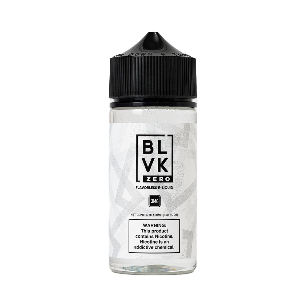 Flavorless BLVK ZERO 100mL - Black Coral
